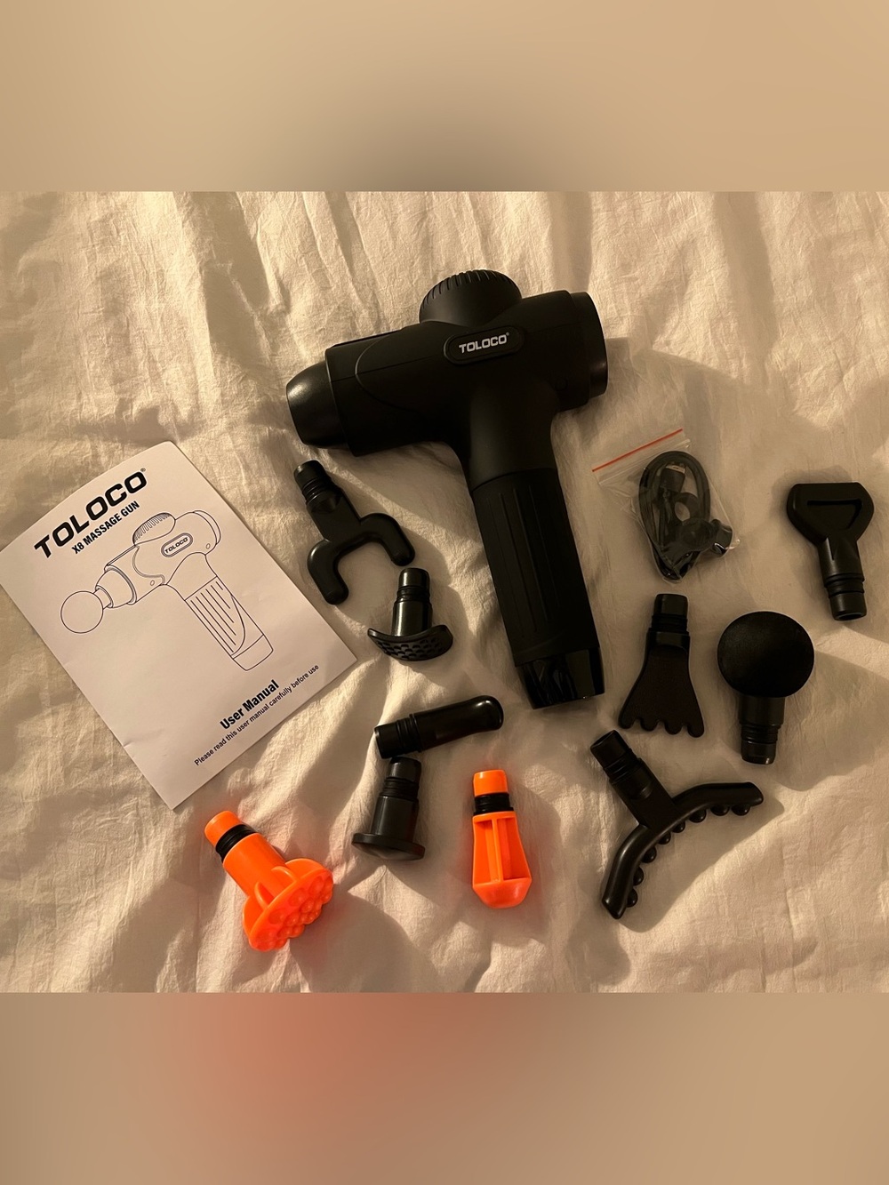 TOLOCO Percussion Massage Gun with Attachments